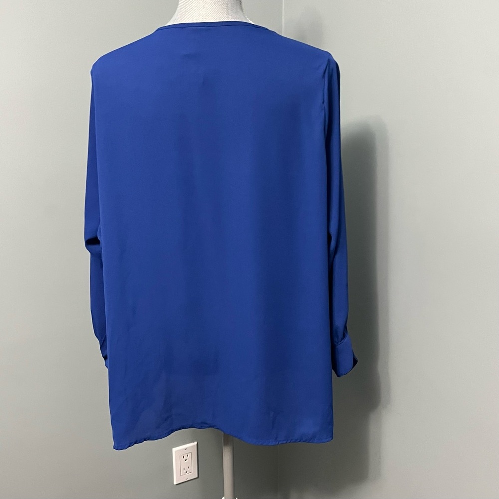 PENNINGTONS blue button front blouse women’s size 2X - Picture 7 of 14